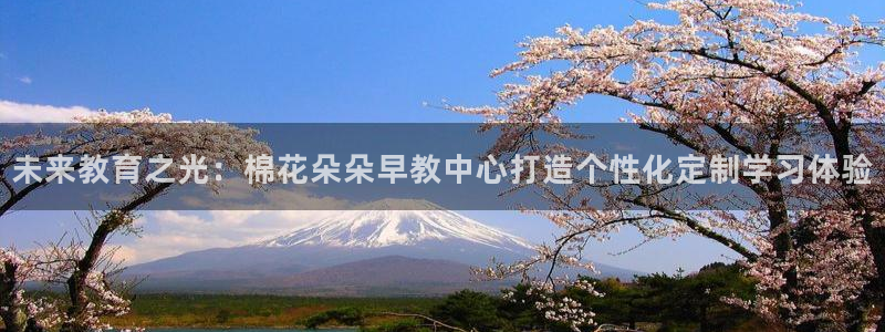 天狮娱乐k开户72 226主 管：未来教育之光：棉花朵朵早教中心打造个性化定制学