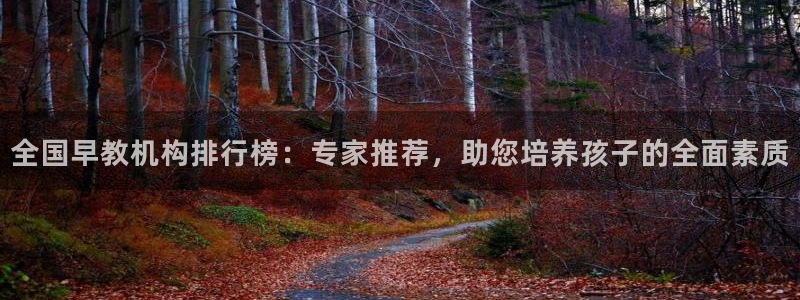 天狮娱乐注册平台官网：全国早教机构排行榜：专家推荐，助您培养孩子的全面素质