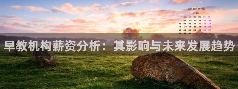 天狮娱乐bd33net广告：早教机构薪资分析：其影响与未来发展趋势