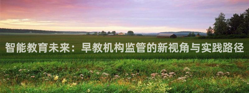 天狮娱乐彩票合法吗：智能教育未来：早教机构监管的新视角与实践路径