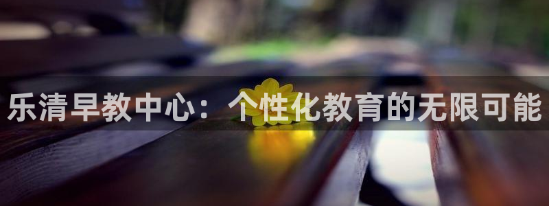 天狮娱乐股东29229：乐清早教中心：个性化教育的无限可能